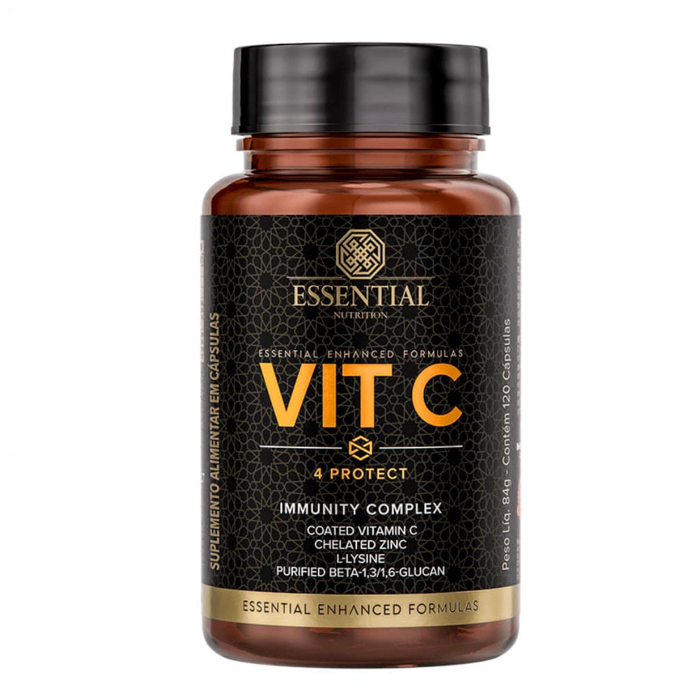 Vit C 4 Protect Essential Nutrition 120 Cápsulas