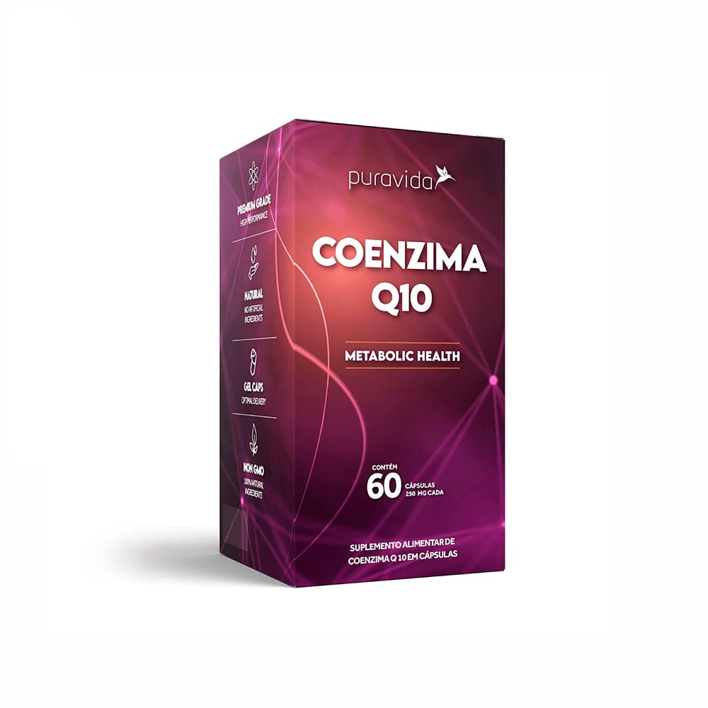 Coenzima Q10 60 Cápsulas Puravida Panvel Farmácias 0554