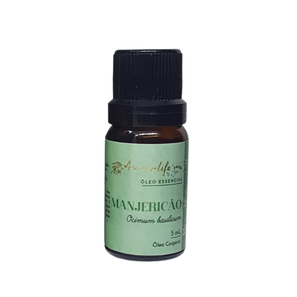 Óleo Essencial De Manjericão Orgânico Aromalife 5Ml