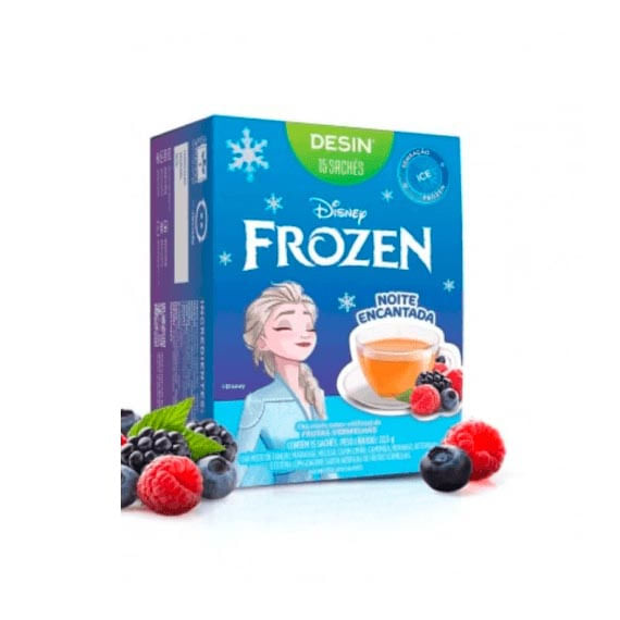 Chá Frozen Frutas Vermelhas 15 Sachês 22g Desin