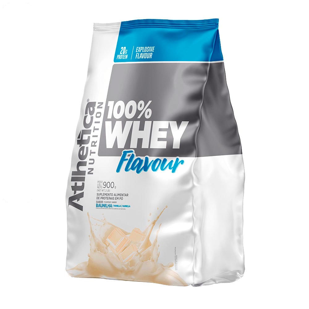 100% Whey Flavour Baunilha Atlhetia Nutrition 900g