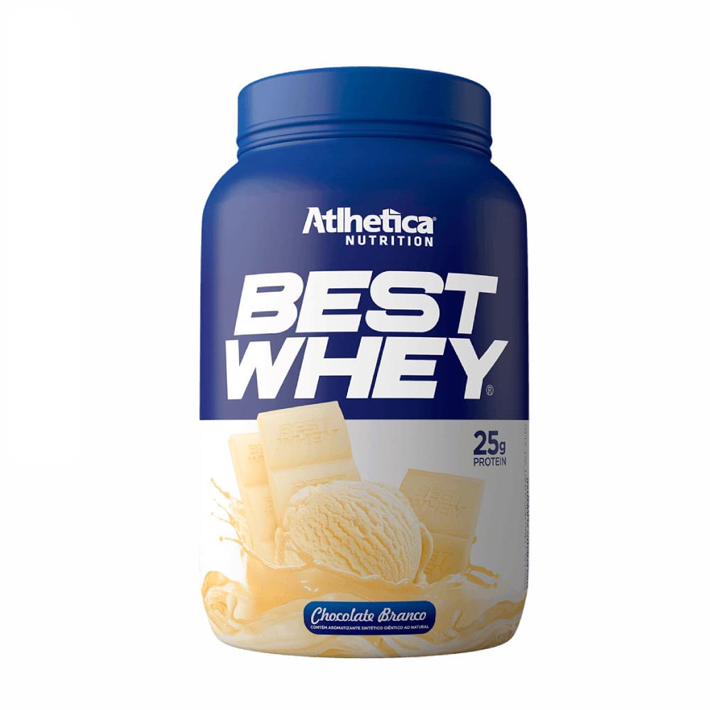 Best Whey Protein Atlhetica Nutrition Chocolate Branco 900g Panvel