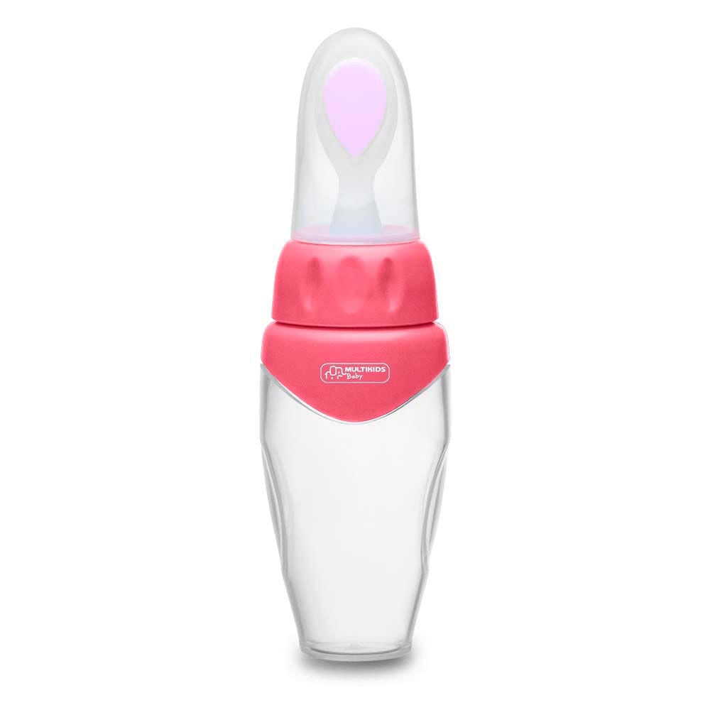 Colher Dosadora para Papinha Funny Meal Rosa Multikids Baby BB068