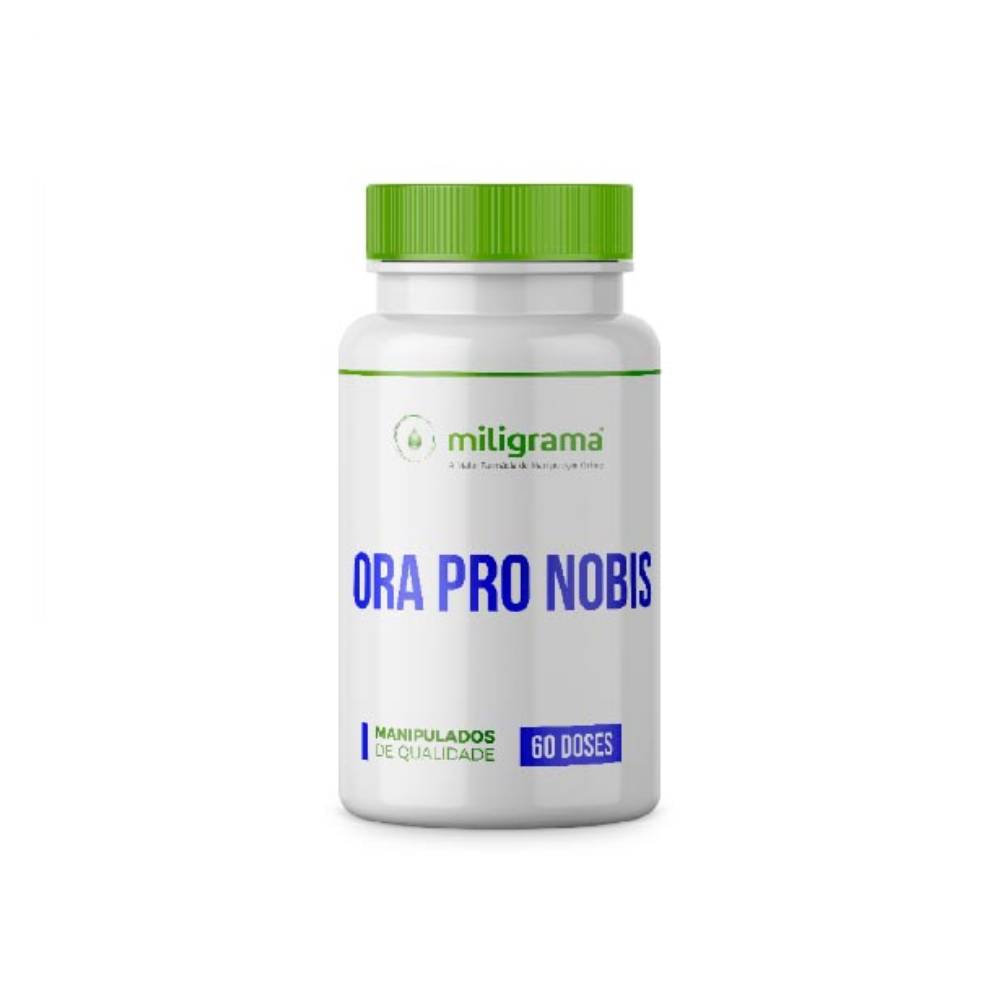 Suplemento Vitamínico Ora Pro Nobis Miligrama 250mg 60 doses