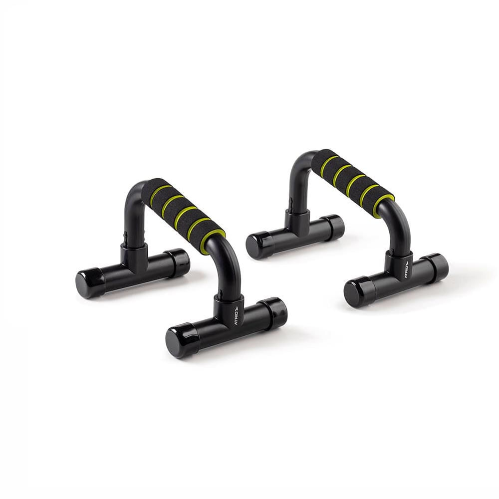 Apoio Para Flexão Fitness Preto Neon Atrio - ES240