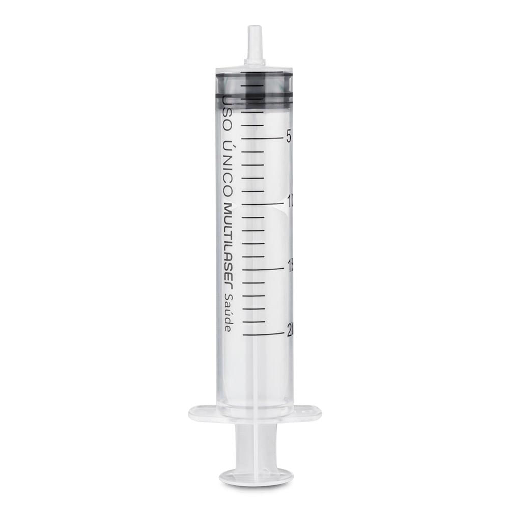 Seringa Luer Slip 20Ml Sem Agulha Com 50 Unidades Multilaser
