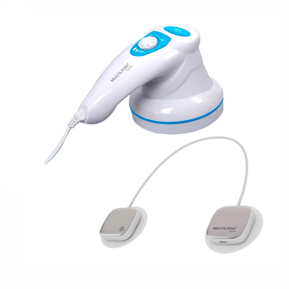 Massageador Corporal Body Fit 110V + Mini Tens Alívio De Dores Musculares Multilaser