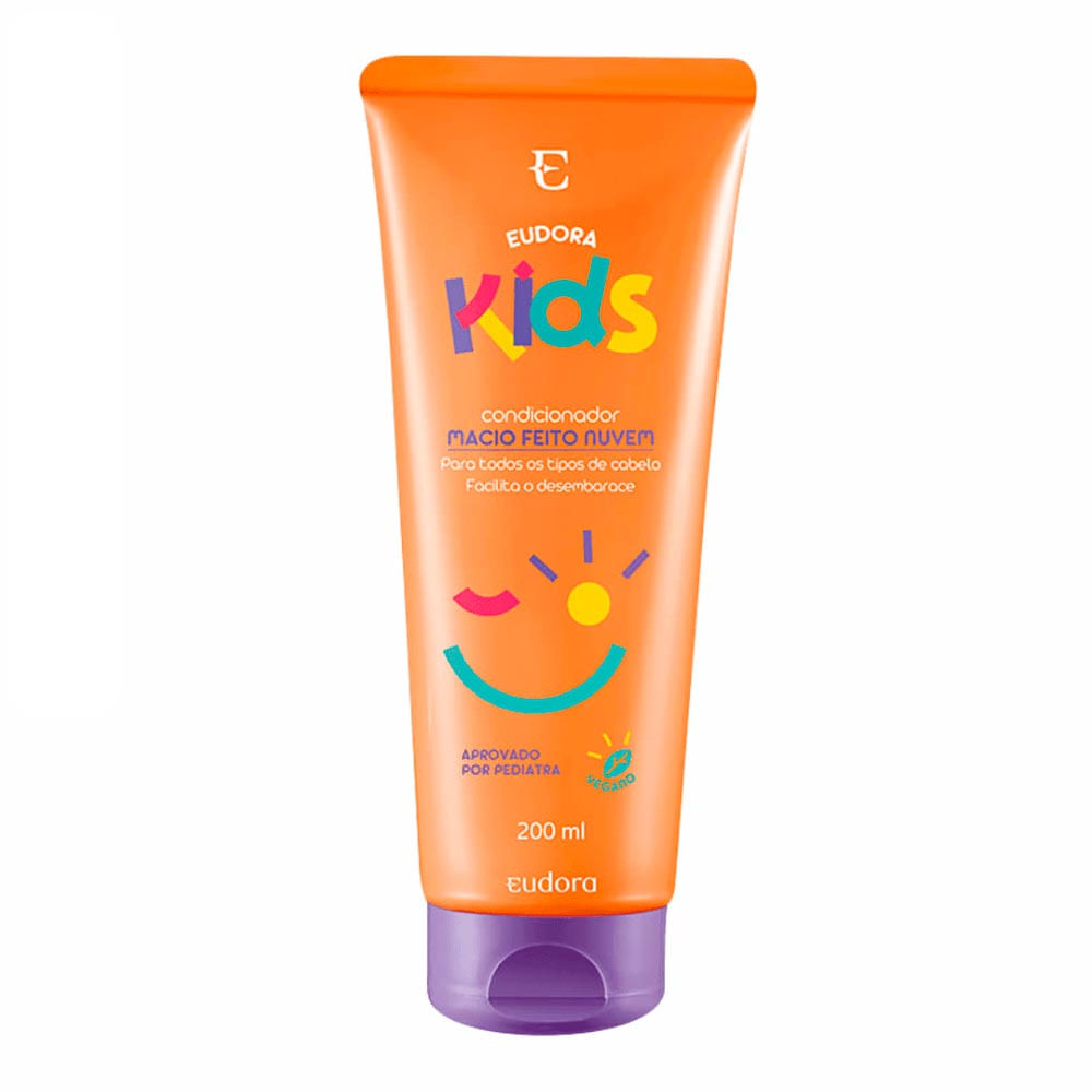 Condicionador Eudora Kids Macio Feito Nuvem 200Ml