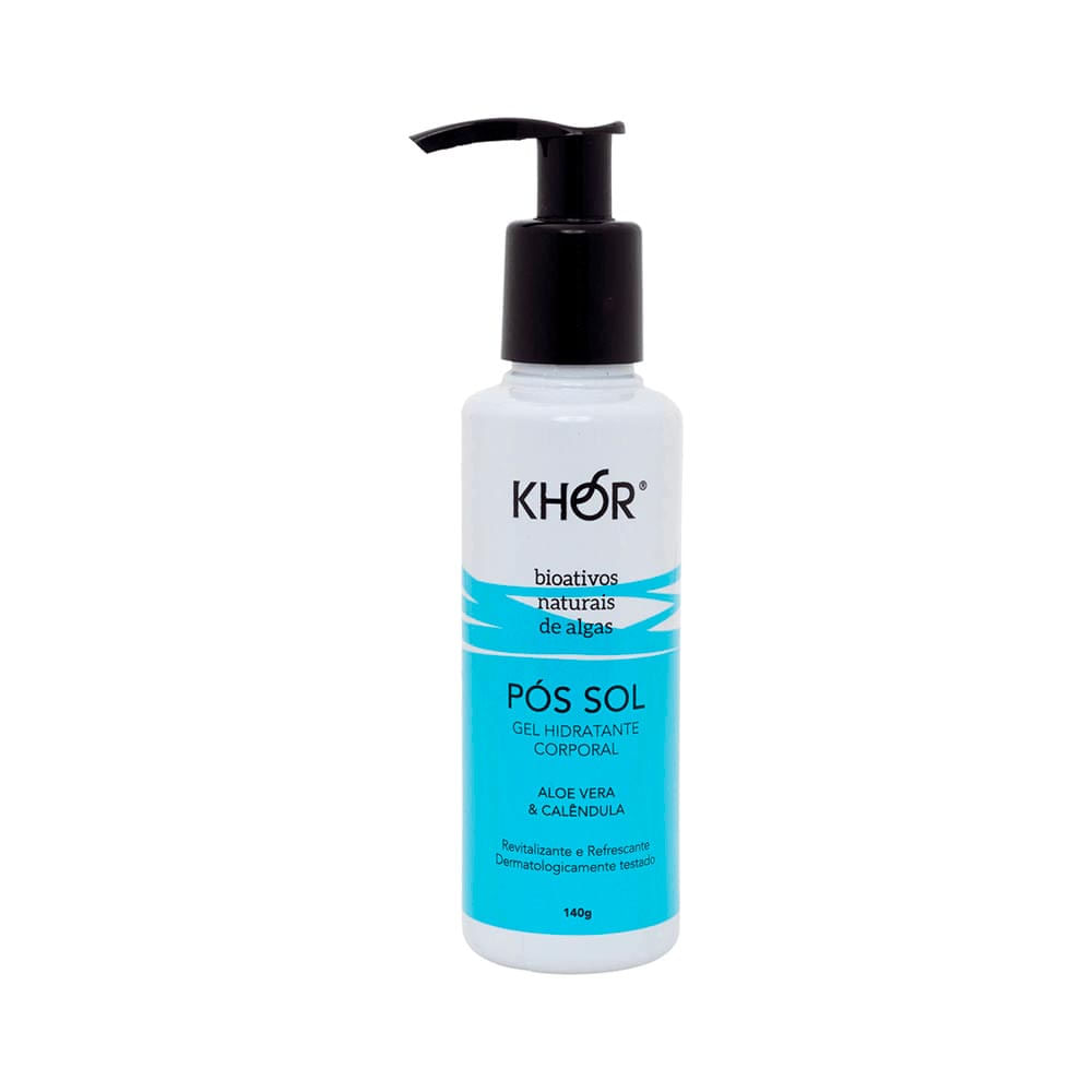 Gel Hidratante Pós-Sol Khor Cosmetics Aloe Vera E Calêndula 140g