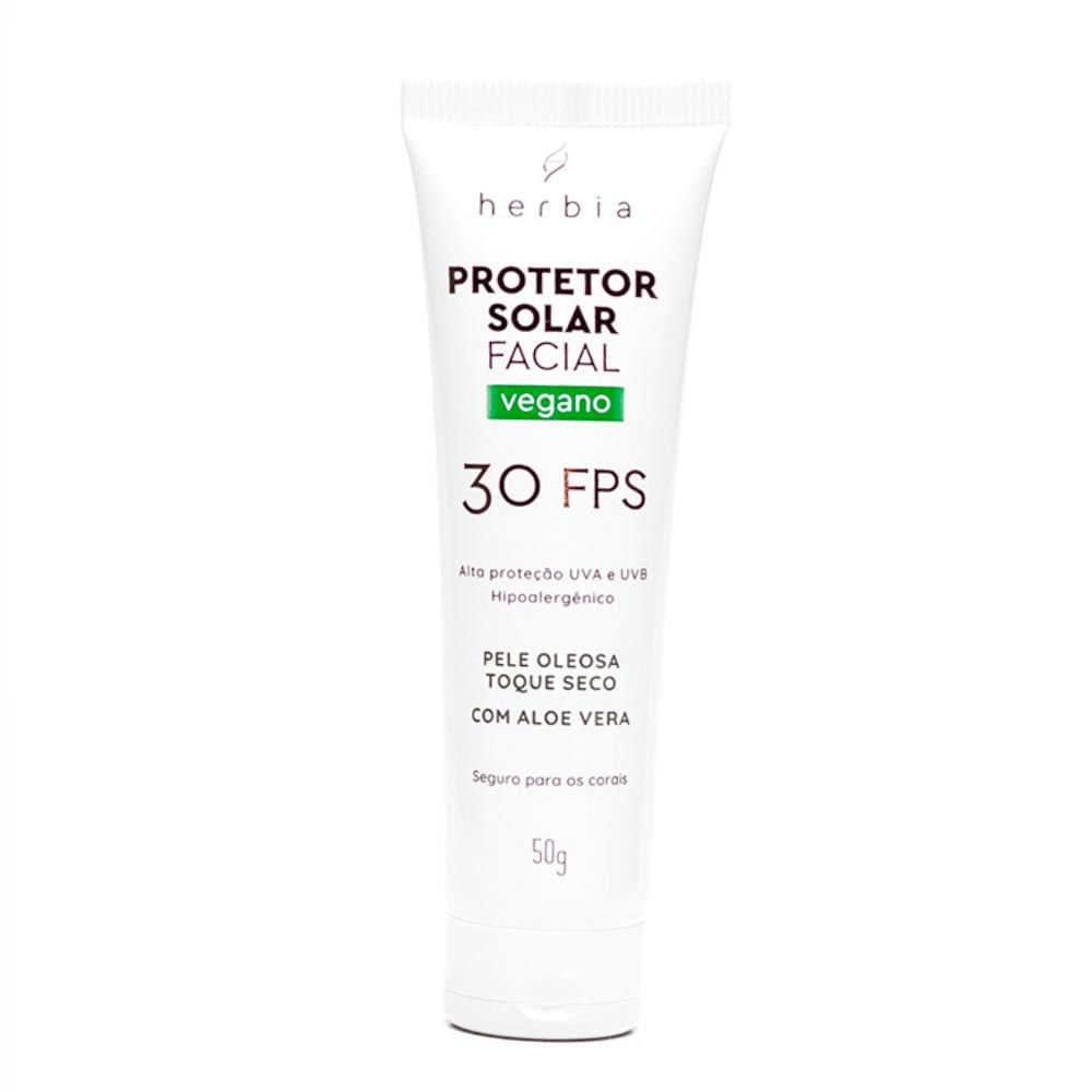 Protetor Solar Facial Herbia FPS30 Pele Oleosa 50g