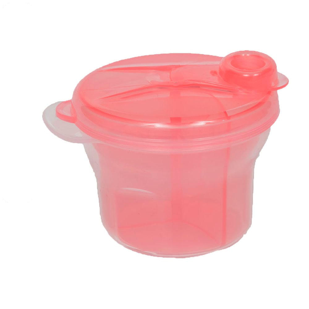 Pote para Leite em Pó Rosa Buba