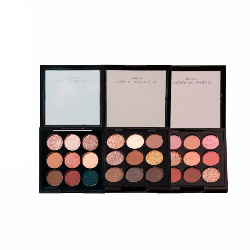 Kit Nádia Tambasco By Océane Paletas De Sombras To Go 3 Unidades