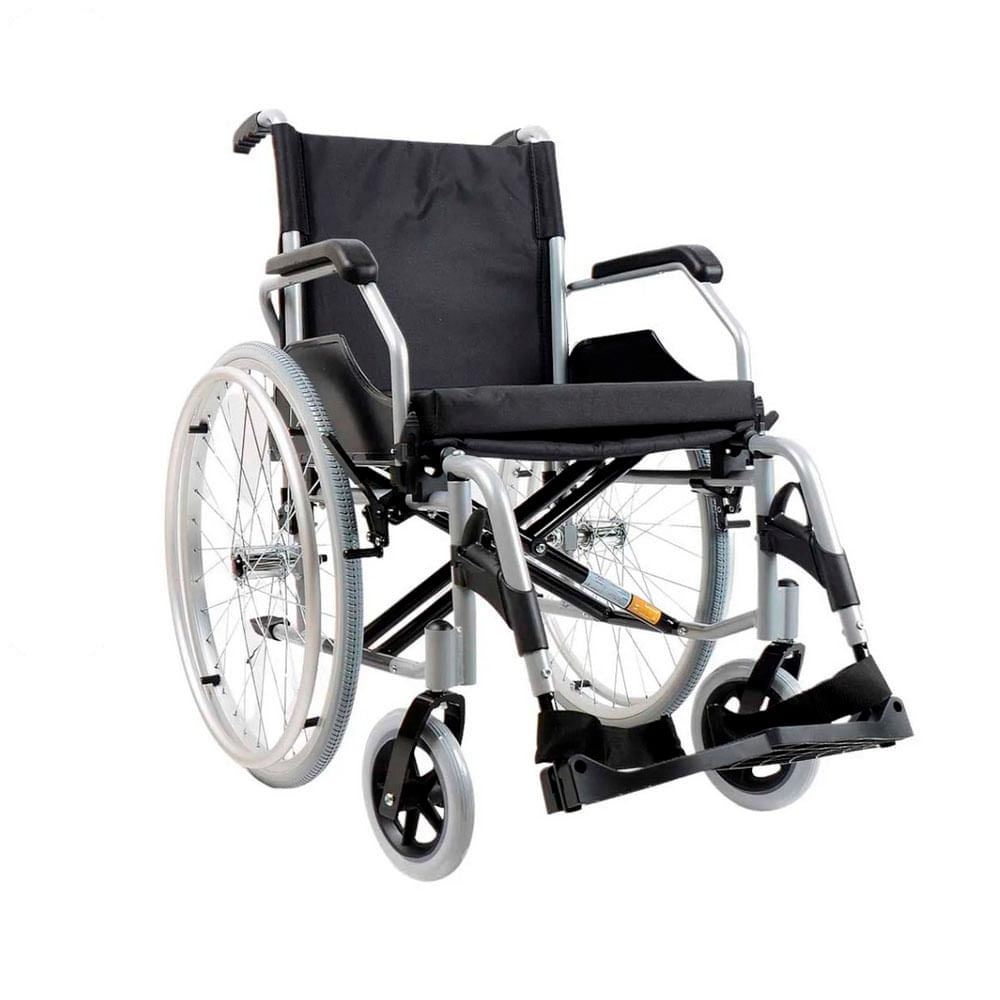 Cadeira De Rodas Em Alumínio Dobrável D600 Tamanho 40 Dellamed