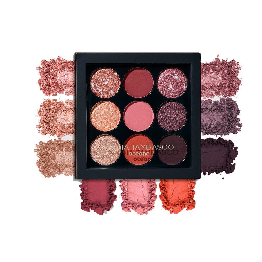 Paleta de Sombras Nádia Tambasco By Océane To Go My Glam 7,2g