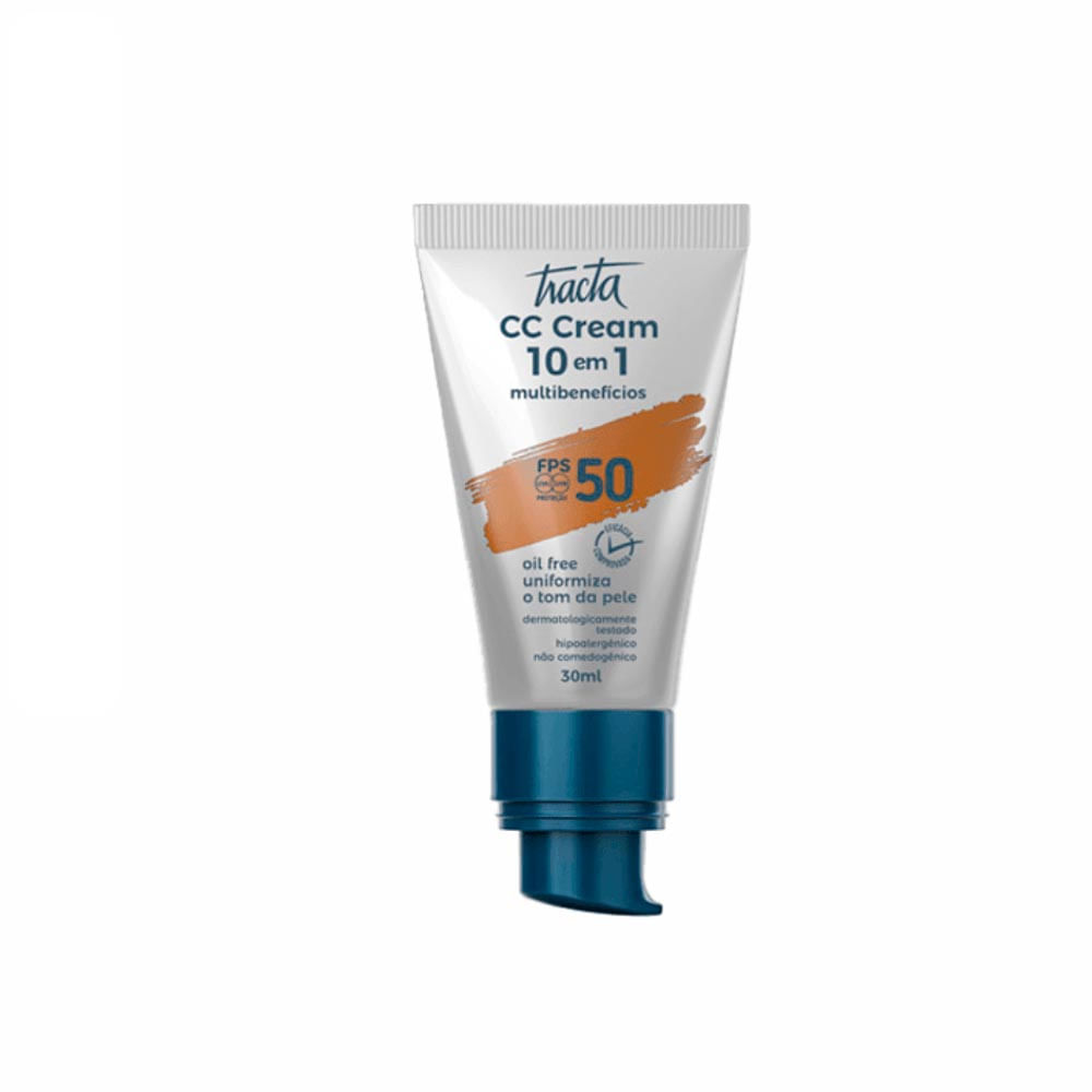 CC Cream Tracta 10 Em 1 Multibenefícios FPS50 Cor 04 30Ml
