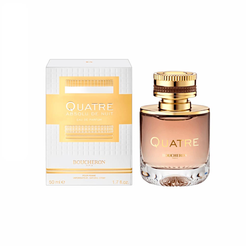 Boucheron Quatre Absolu de Nuit Pour Femme Eau de Parfum Perfume Feminino 50 ml