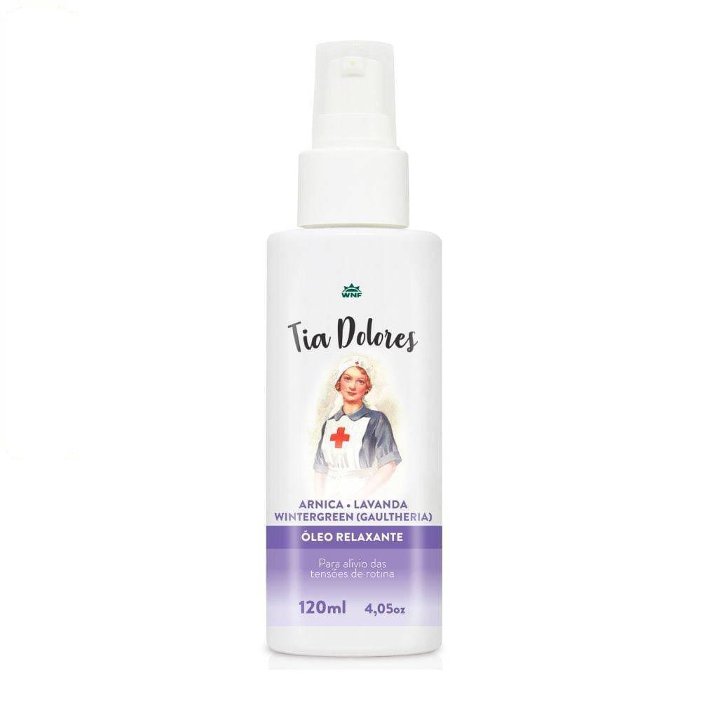 Óleo Relaxante Tia Dolores com Arnica e Lavanda 120ml WNF