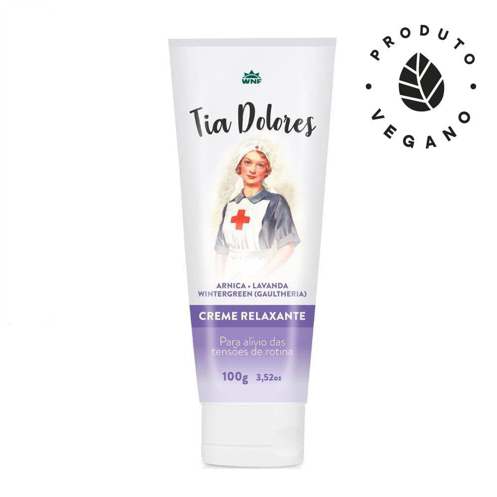 Creme Relaxante Tia Dolores com Arnica e Lavanda WNF 100g
