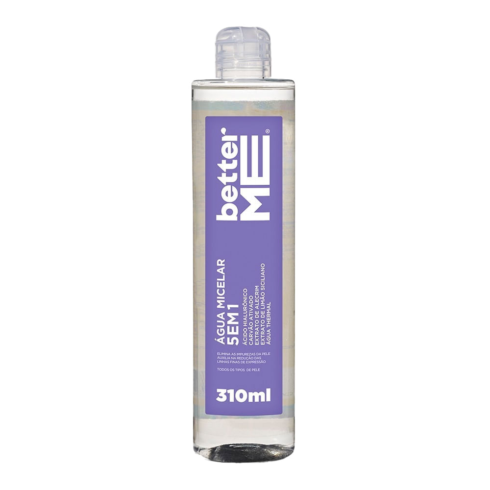 Água Micelar 5 em 1 Better Me 310ml