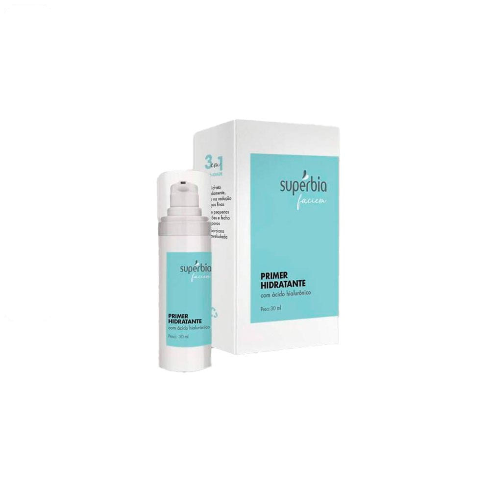 Primer Hidratante com Ácido Hialurônico Supérbia 30 ml