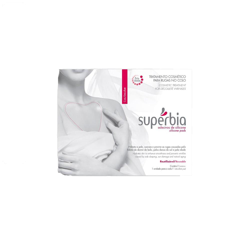 Adesivo de Silicone para Rugas no Colo Supérbia