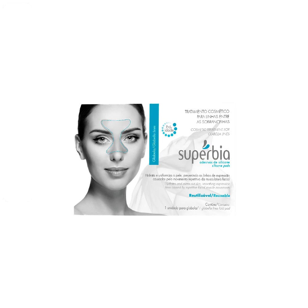Adesivo de Silicone para Rugas entre as Sobrancelhas (Glabela) Supérbia