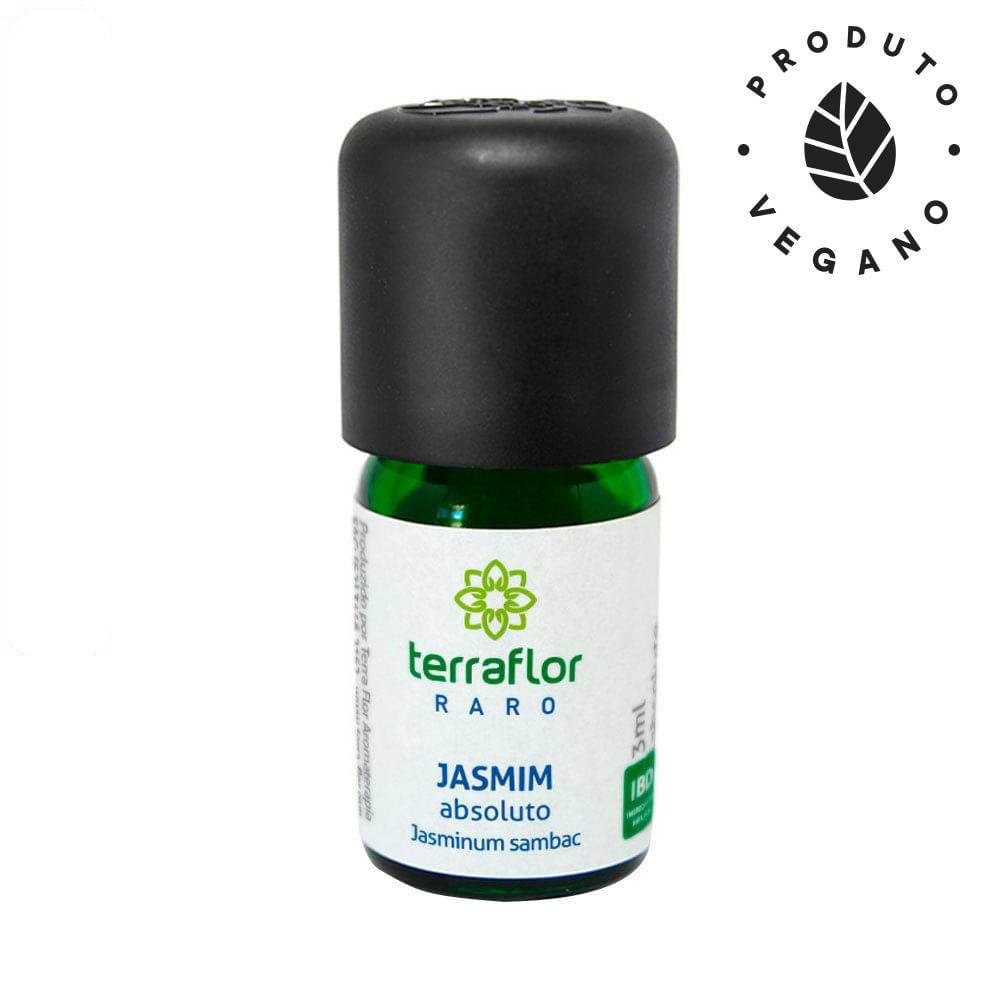 Óleo Essencial Absoluto Raro de Jasmim Sambac 3ml Terraflor