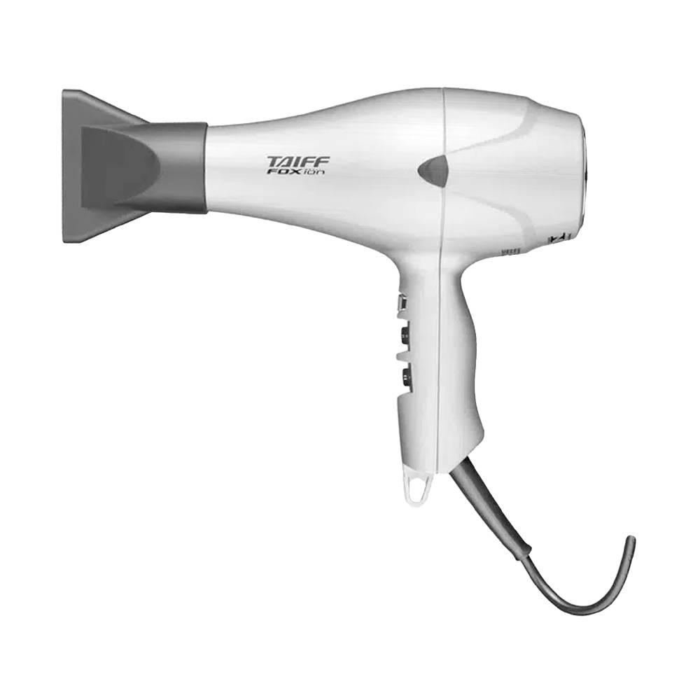 Secador De Cabelo Taiff Professional Fox Ion Prata 2000w 127v