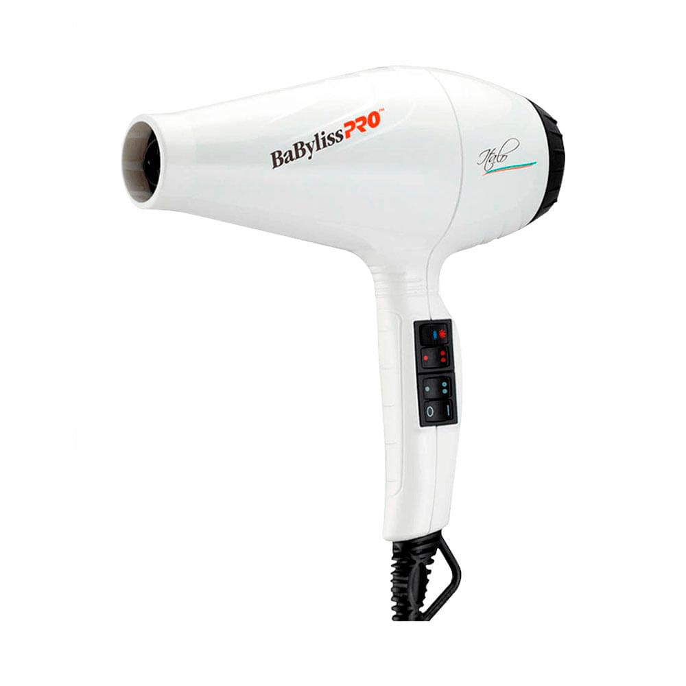 Secador de Cabelo Babyliss Pro Italo Colors Branco 2000W 220V