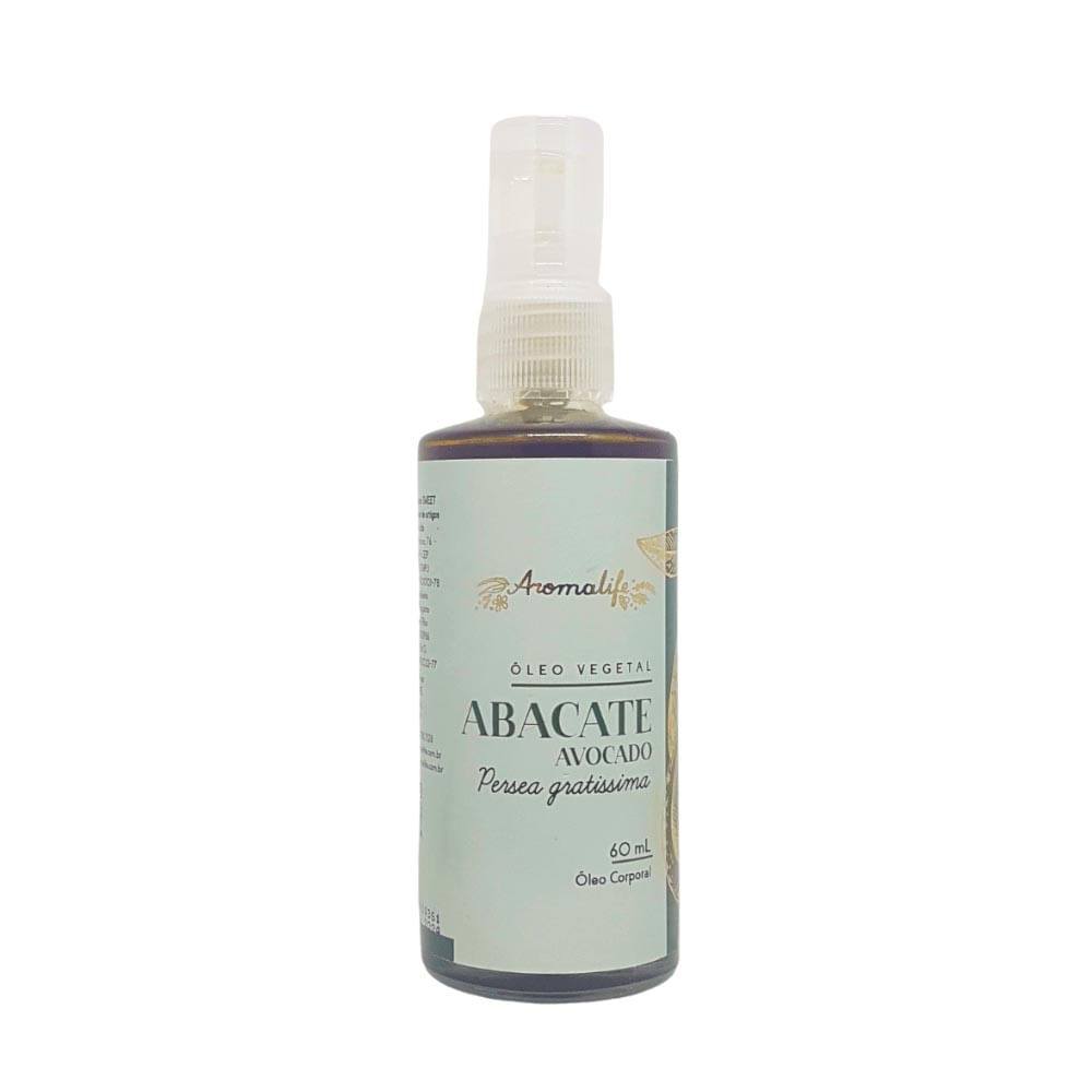 Óleo De Abacate Vegetal Aromalife 60Ml