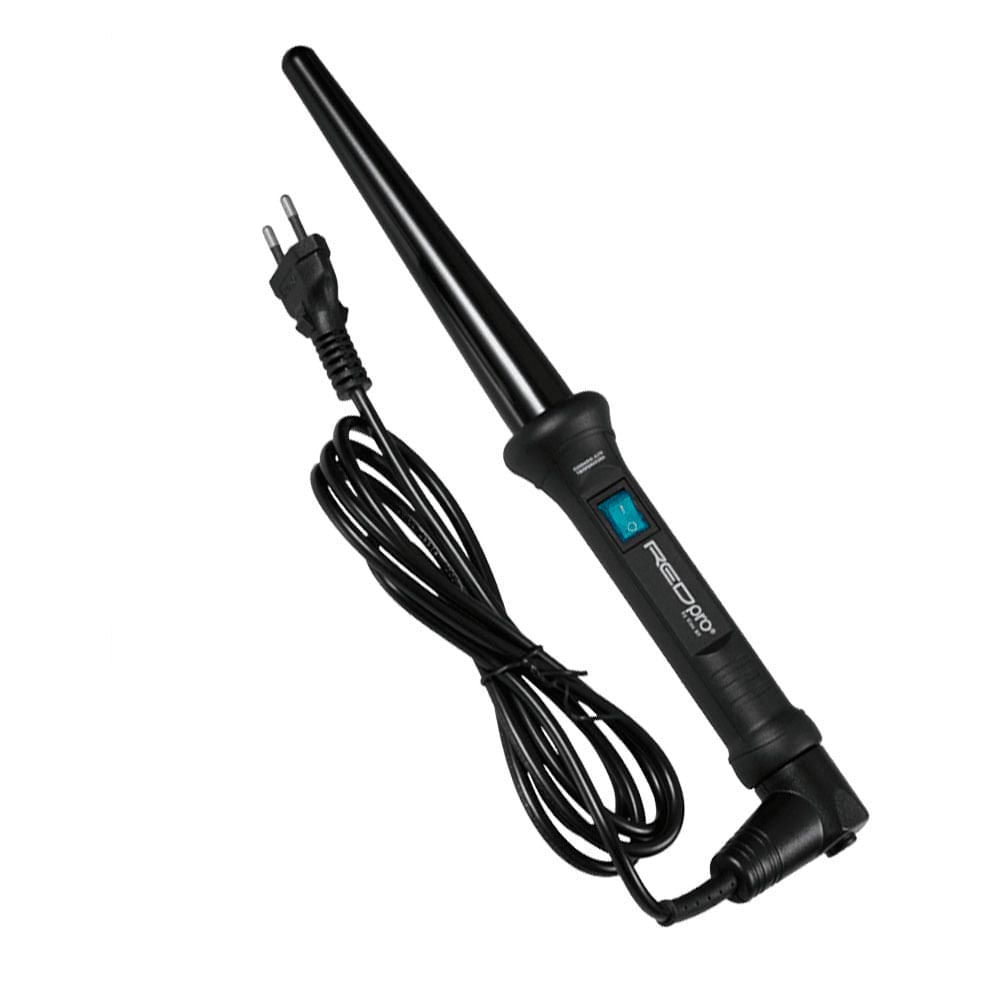 Modelador De Cachos Kiss New York Red Pro Curling Wand Cônico