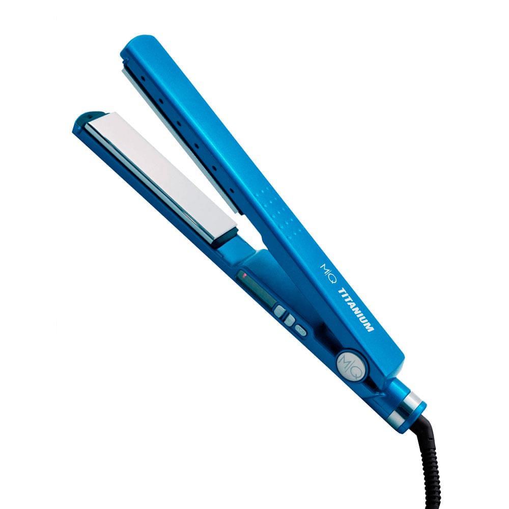 Prancha De Cabelo Mq Professional Titanium Azul 330g