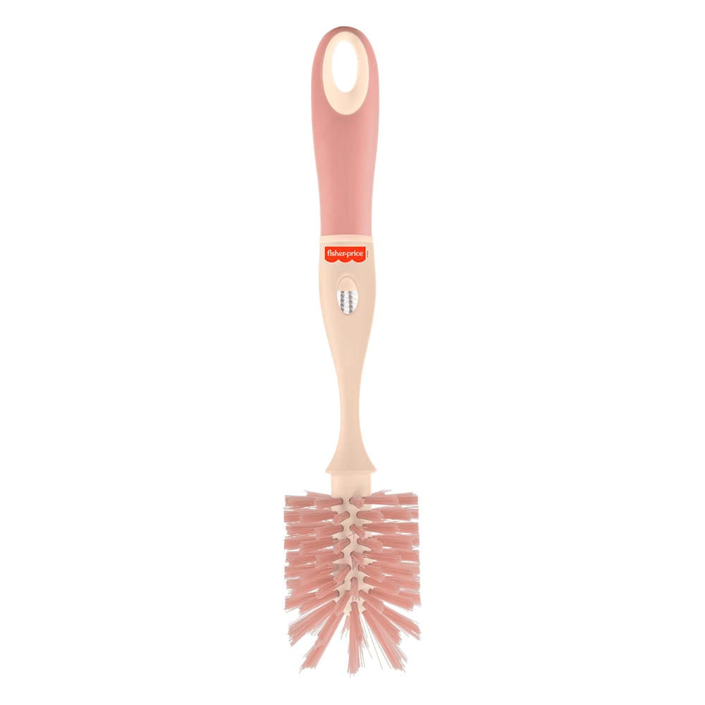 Escova de Bicos e Mamadeiras 2 em 1 Fisher Price First Moments Rosa