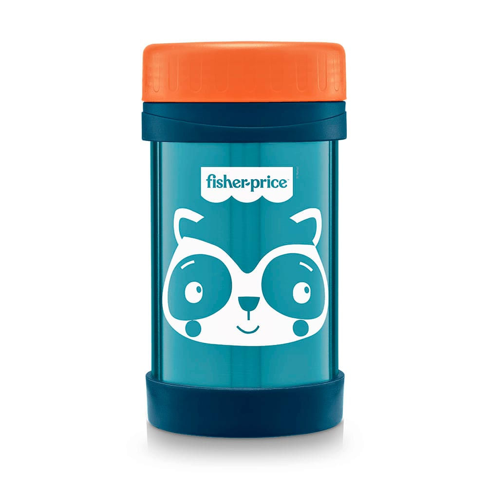 Pote Térmico Fisher Price Aço Inox Hot & Cold Azul Blueberry