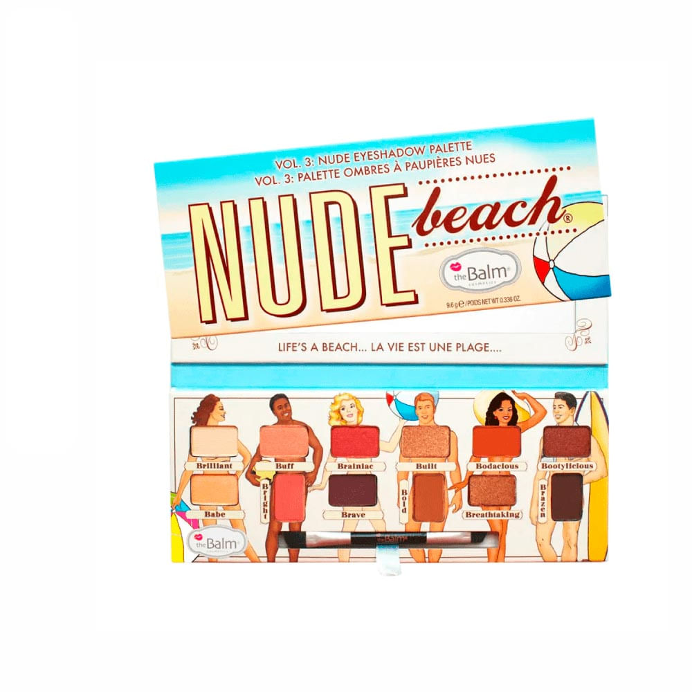 Paleta De Sombras The Balm Nude Beach Volume 3 9,6g
