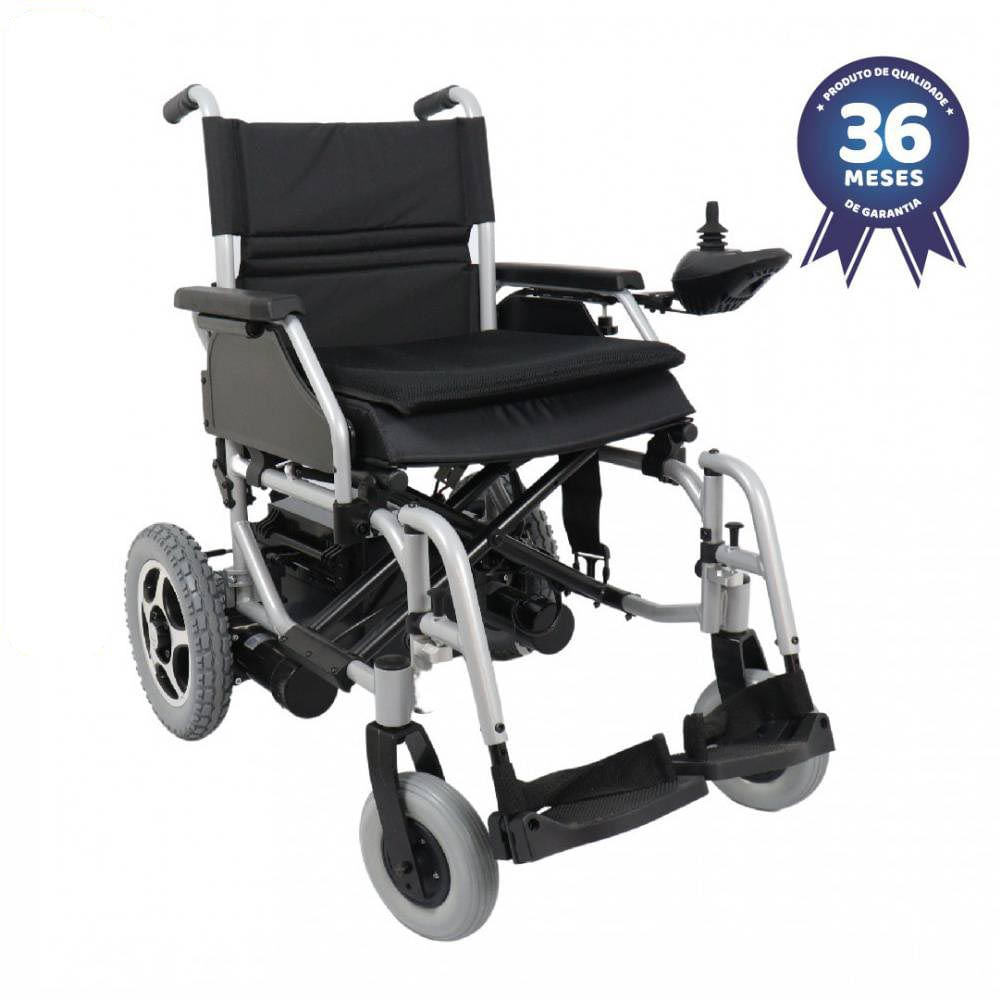 Cadeira de Rodas Motorizada em Alumínio Dobrável até 120 Kg D900 Dellamed