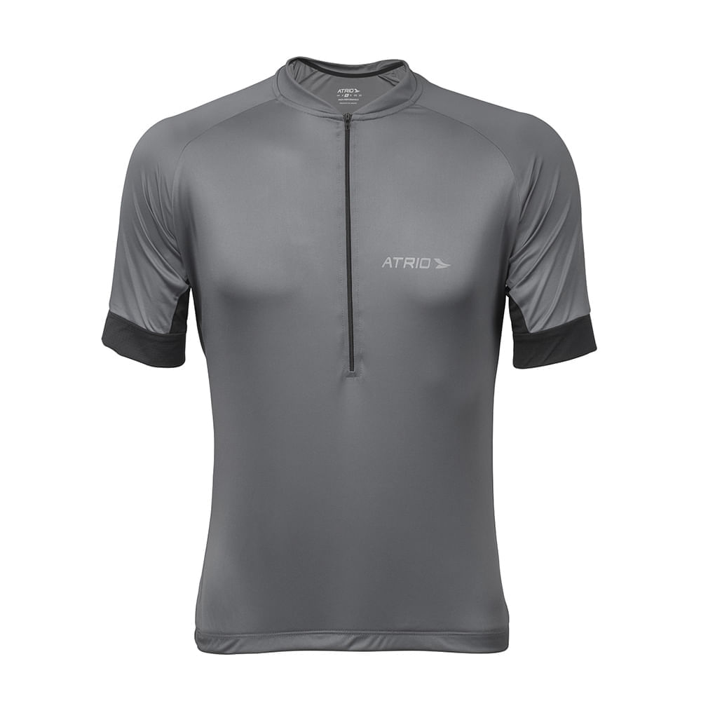 Camisa de Ciclismo Cinza Masculina Tam. M Atrio