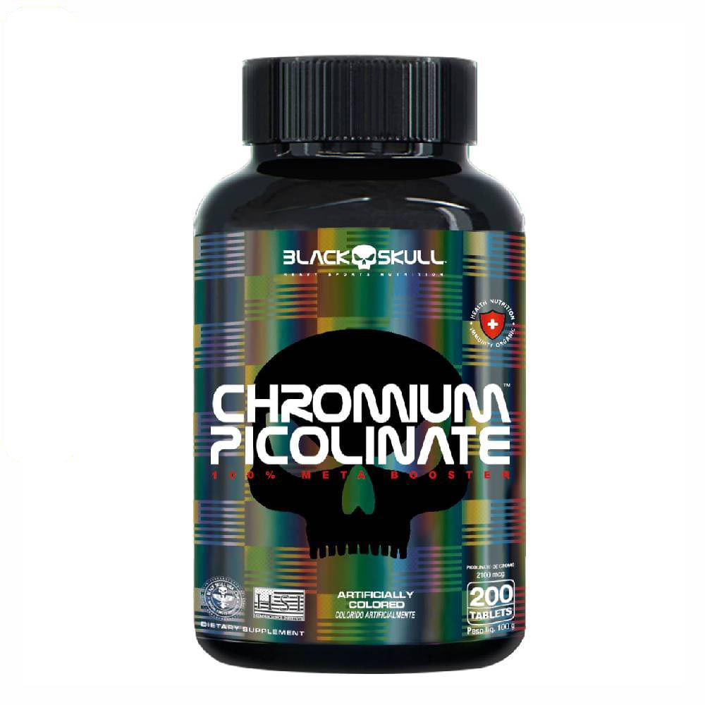 CHROMIUM PICOLINATE 200 TABLETES BLACK SKULL