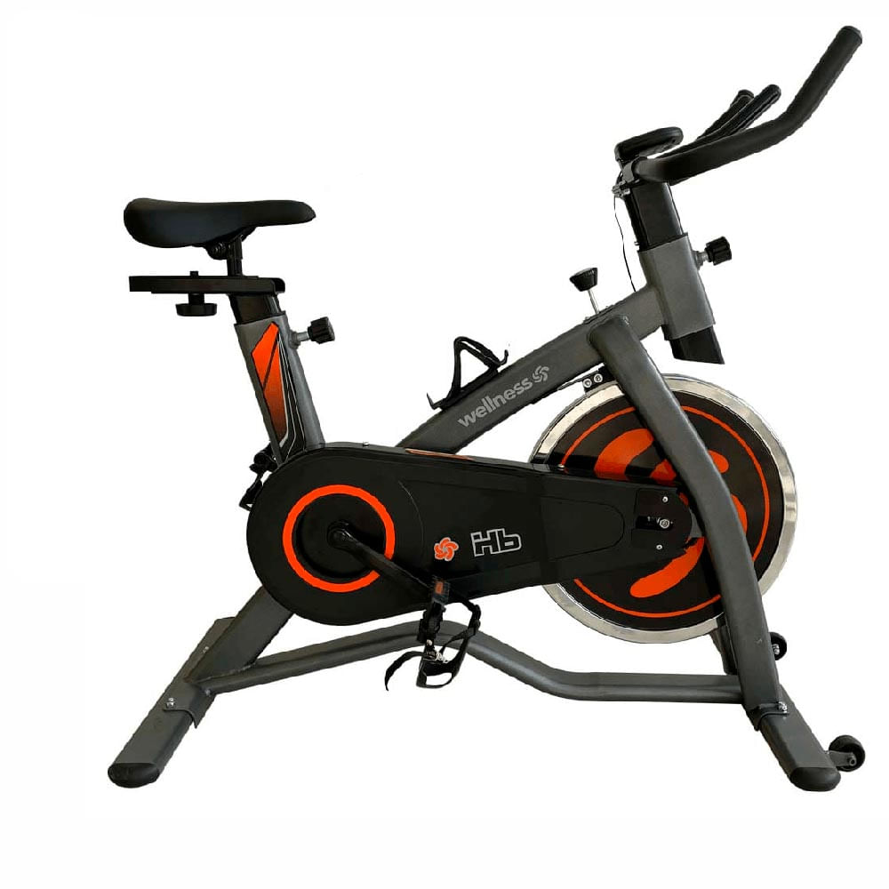 Bike Spinning Hb Painel Res Mecânica Roda 9kg Wellness - GY047