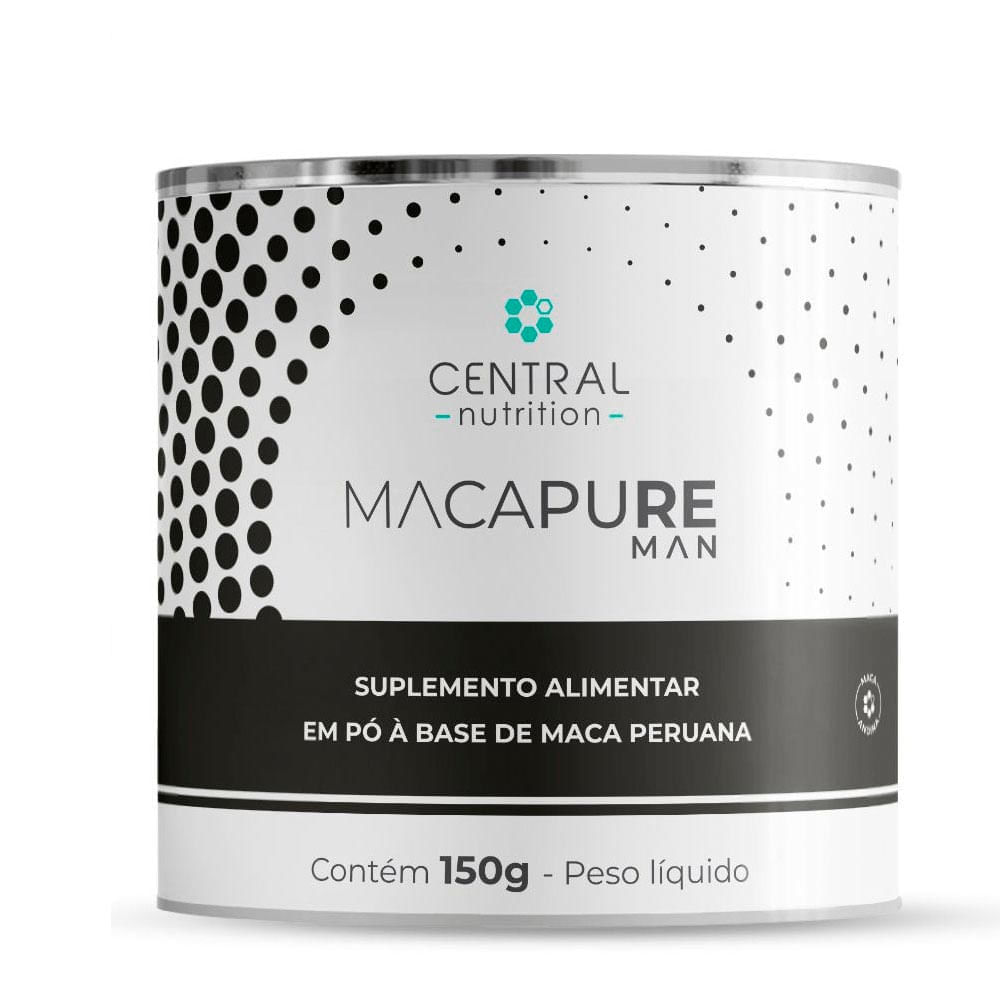 Suplemento Alimentar Maca Pure Man Central Nutrition
