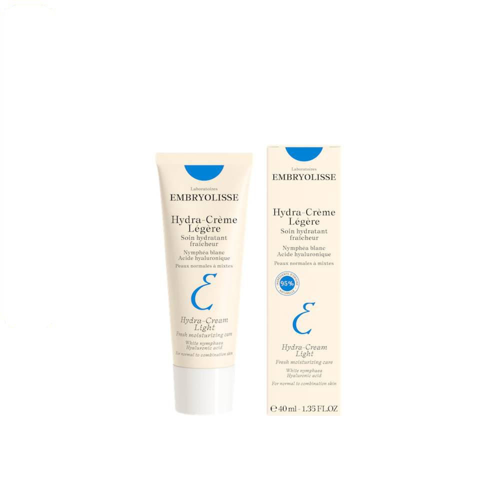 HYDRA-CRÈME LÉGÈRE HIDRATANTE NUTRITIVO PARA TODOS OS TIPOS DE PELE BISNAGA EMBRYOLISSE