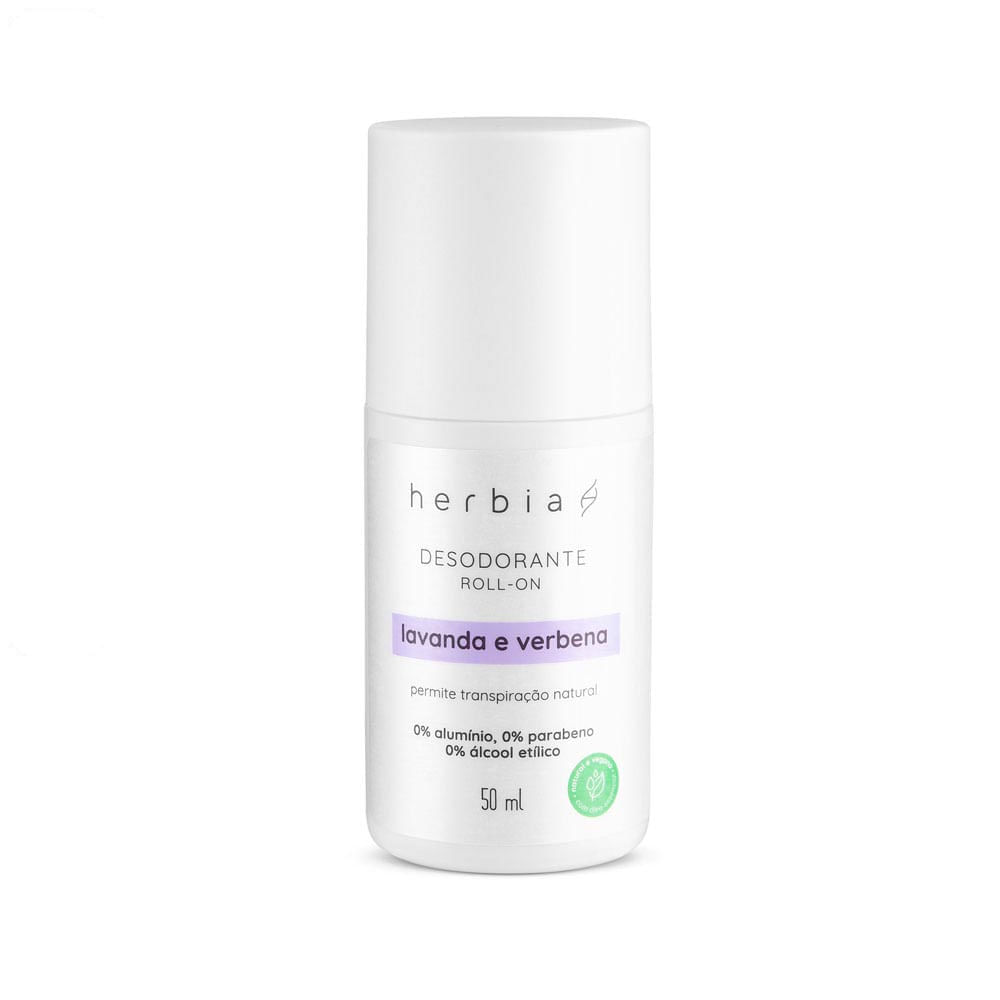 Desodorante Roll On Lavanda e Verbena Herbia 50ml