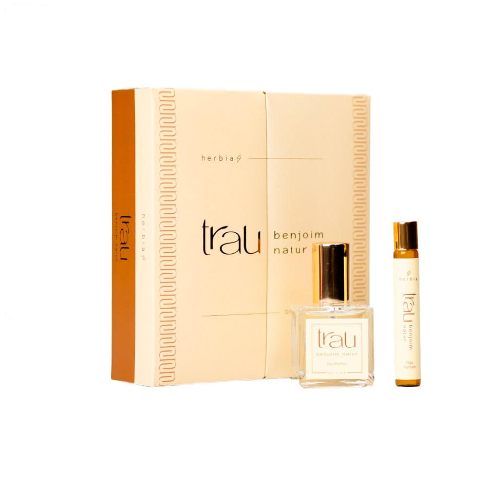 Perfume Feminino Trau Benjoim Natur Herbia 50ml + 10ml