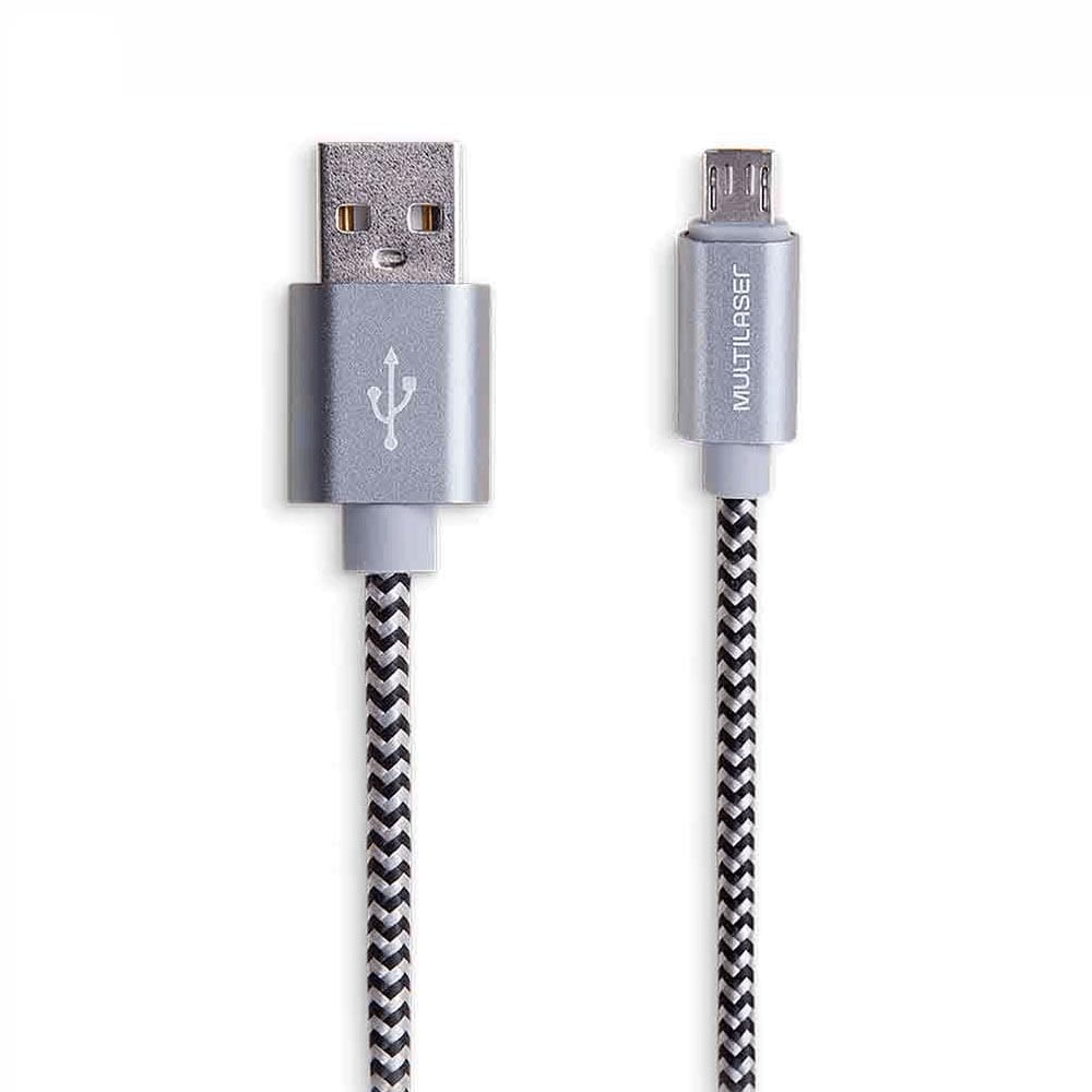 Cabo Smartogo Usb Cinza 1,5 Metros