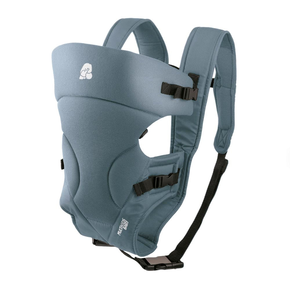 Canguru Para Bebê Baby Safe 3M -15kgs Azul Multikids Baby