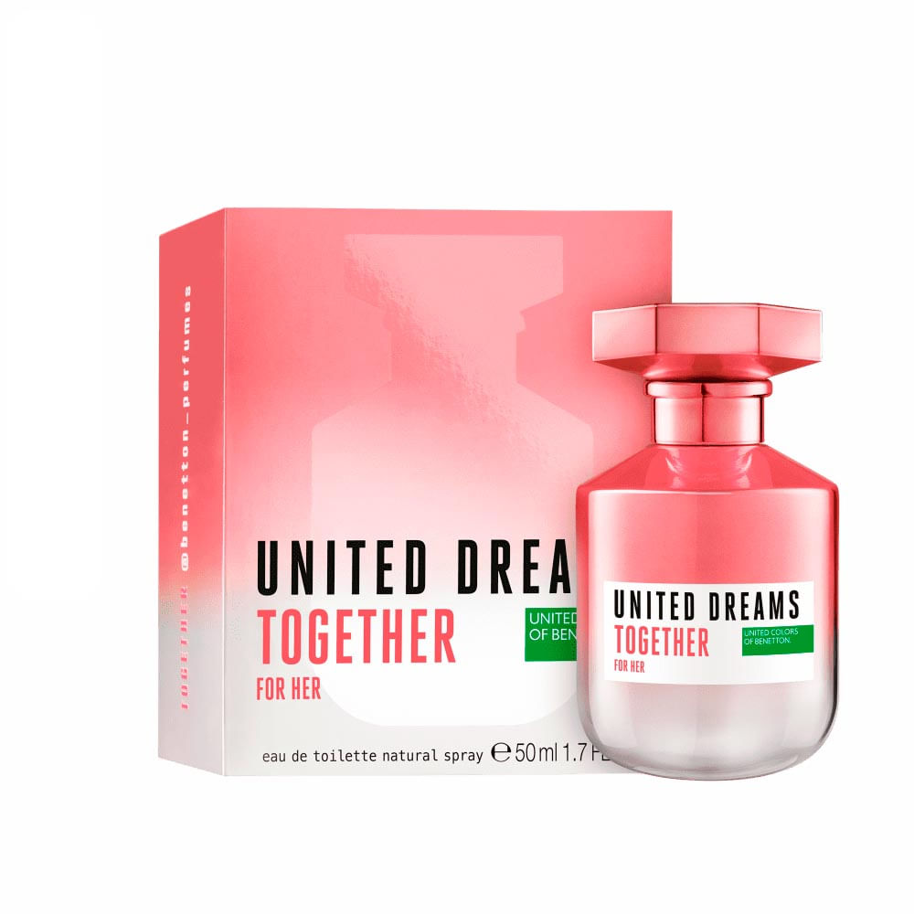 Benetton United Dreams Together Eau De Toilette Perfume Feminino 50ml