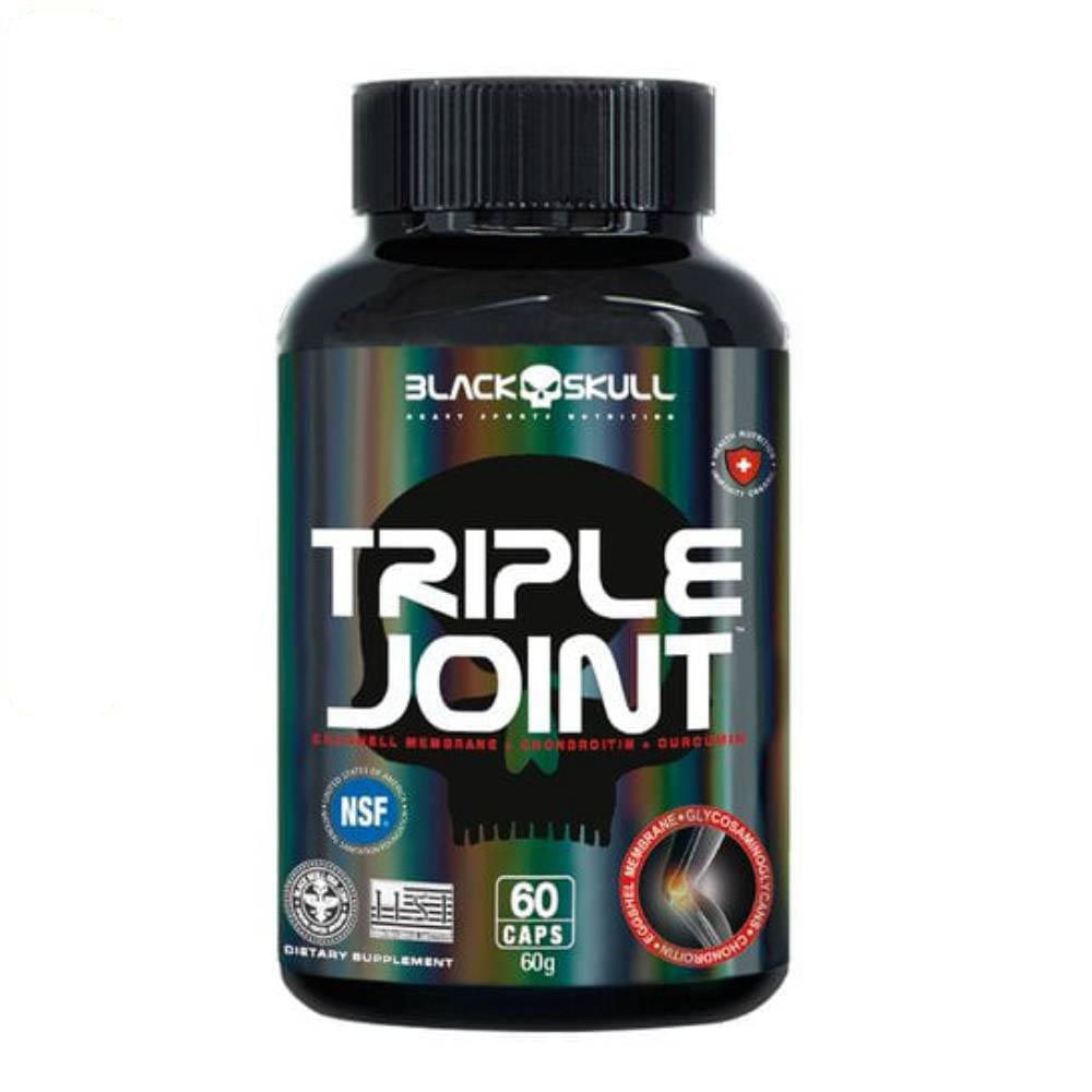 Suplemento Triple Joint 60 Cápsulas Black Skull