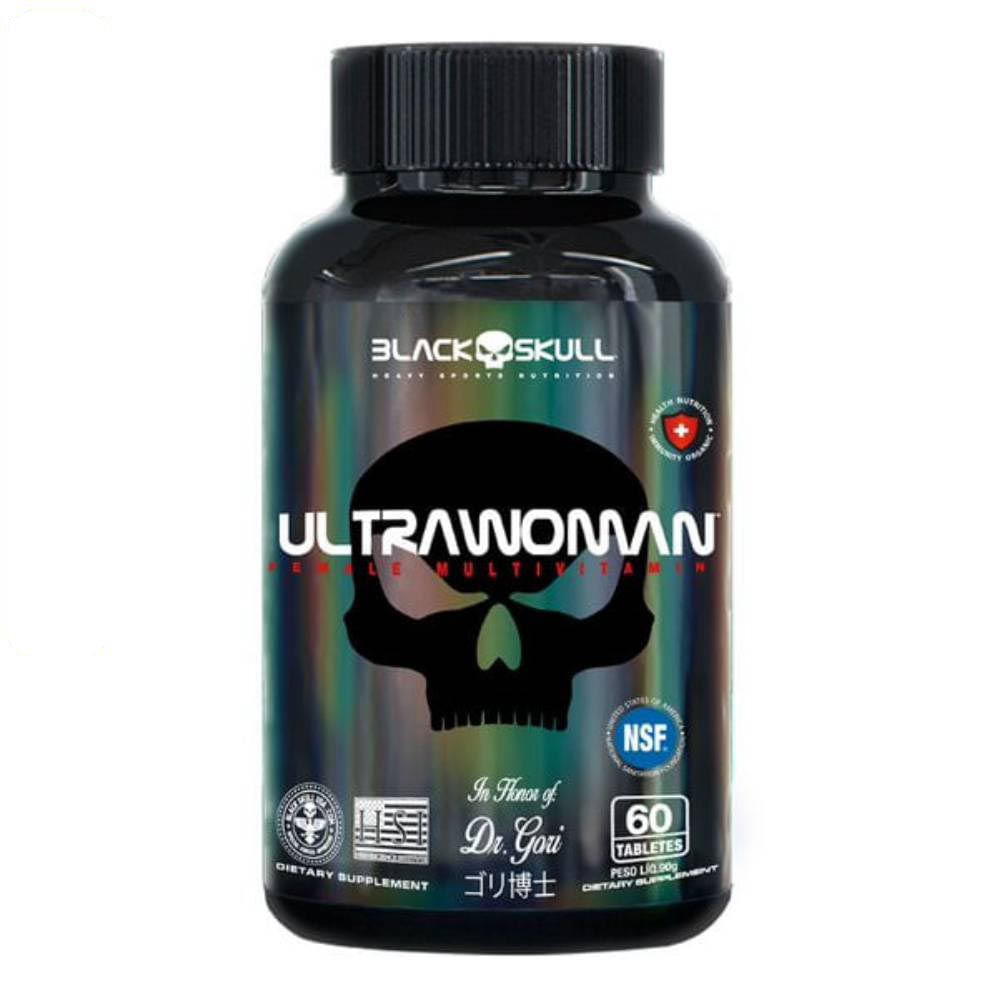 Multivitaminico Ultrawoman Polivitamínico 60 Tablets Black Skull