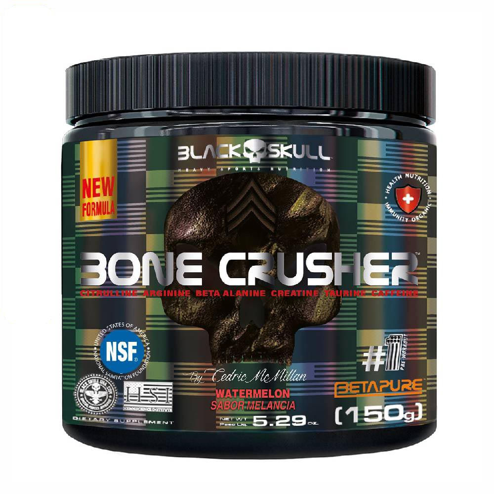 Pré-Treino Bone Crusher Black Skull Watermelon 150g