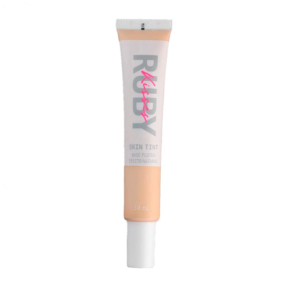 Base Fluida Skin Tint Efeito Natural Ruby Kisses Cor 118